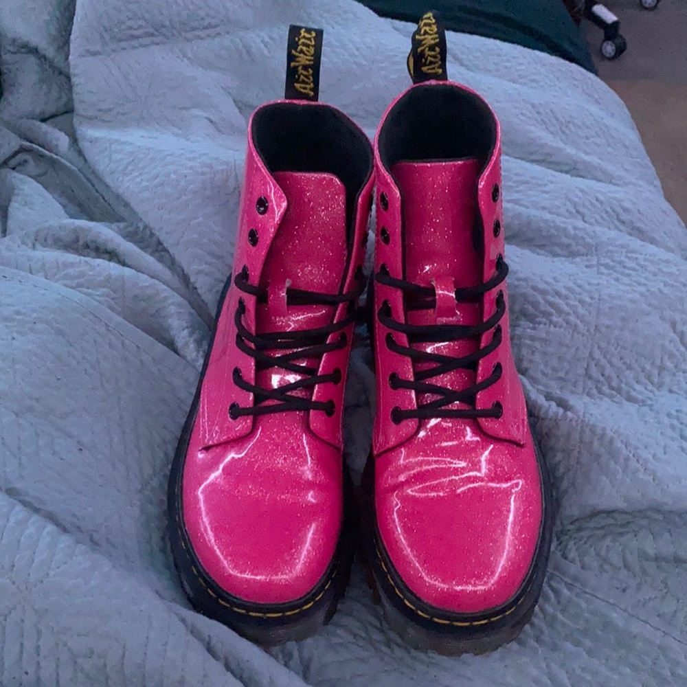 Glitter/Sparkle Pink Dr. Martens